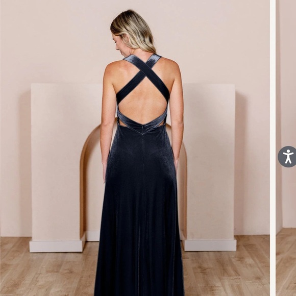 Revelry Velvet Dylan Dress Size 22 - Picture 2 of 2